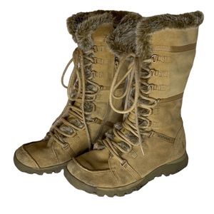 Skechers suede look boots size 7